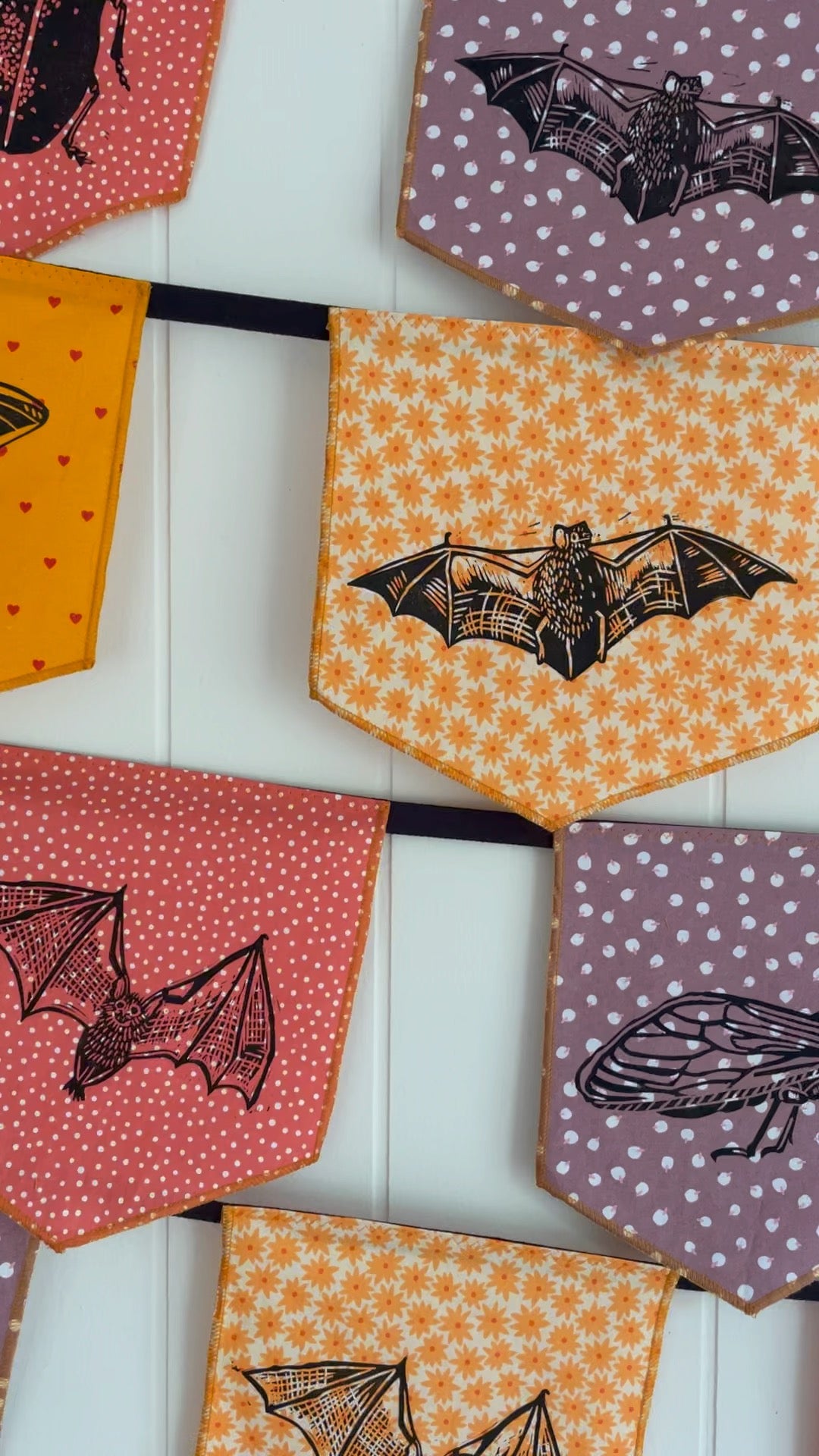 Spooky Fabric Garland