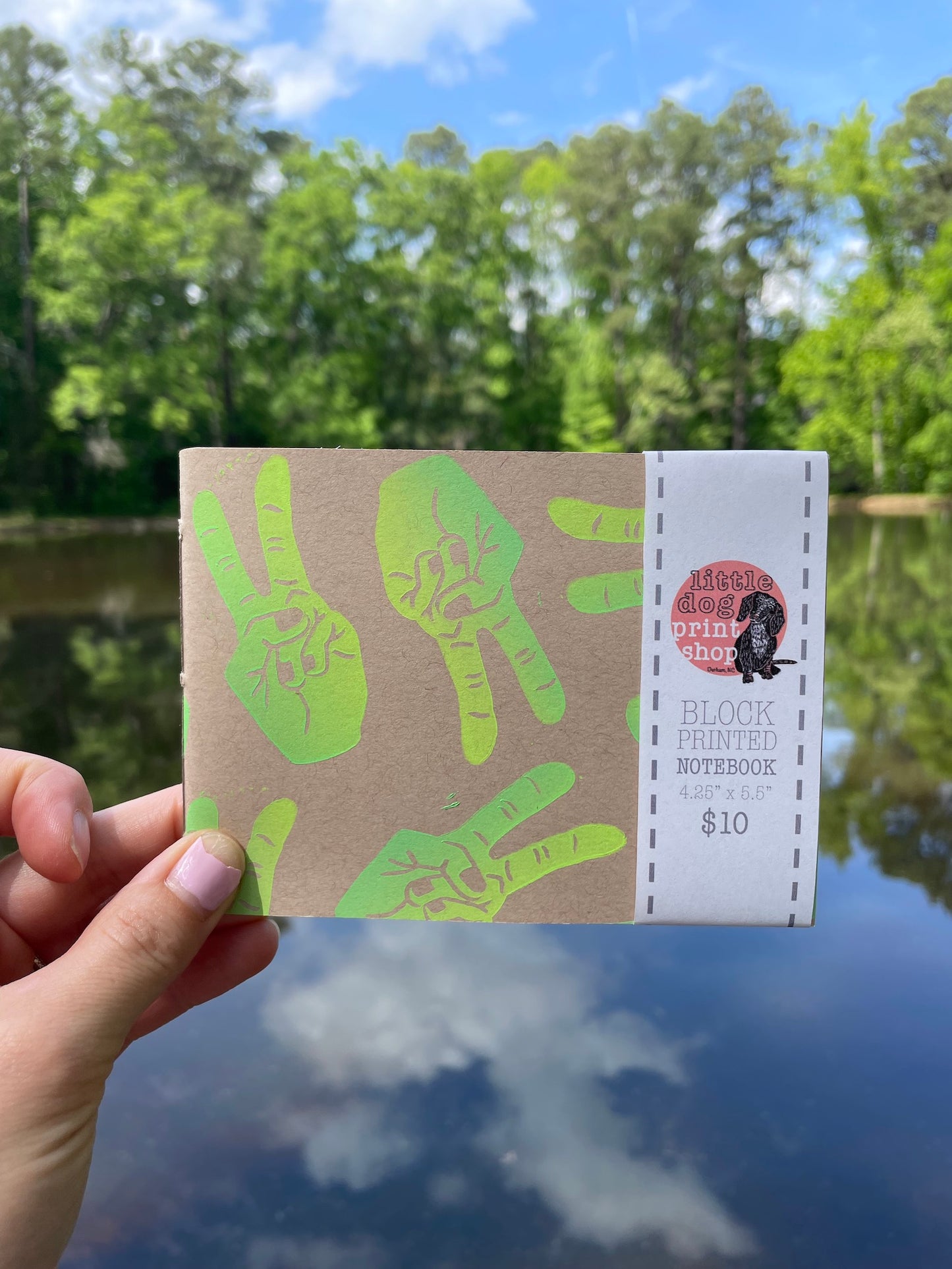 Little Notebook with Peace Sign