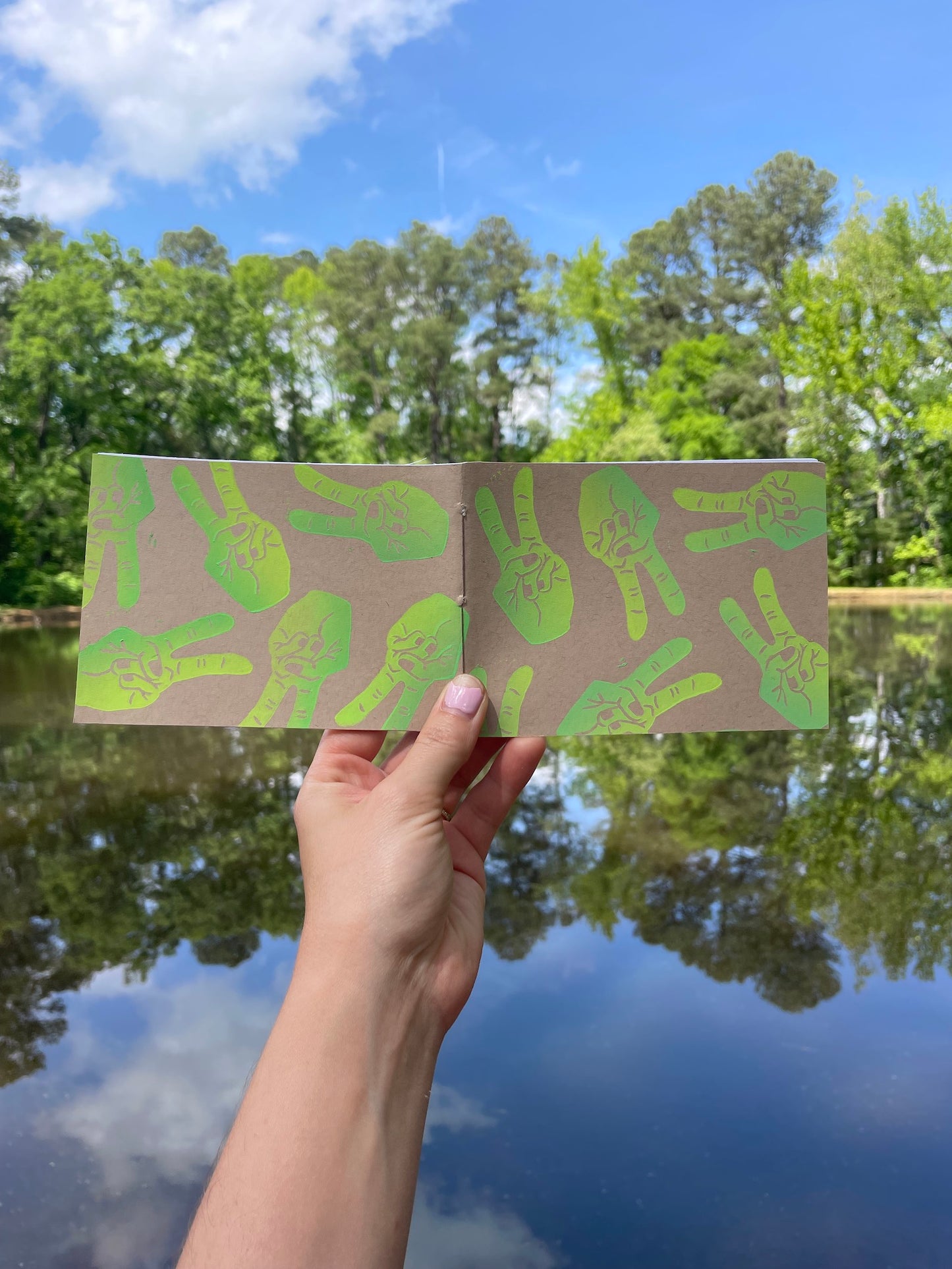 Little Notebook with Peace Sign