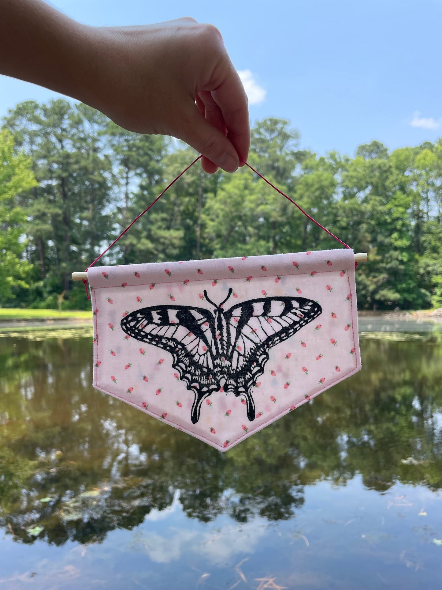 Tiny Banner with Eastern Tiger Swallowtail