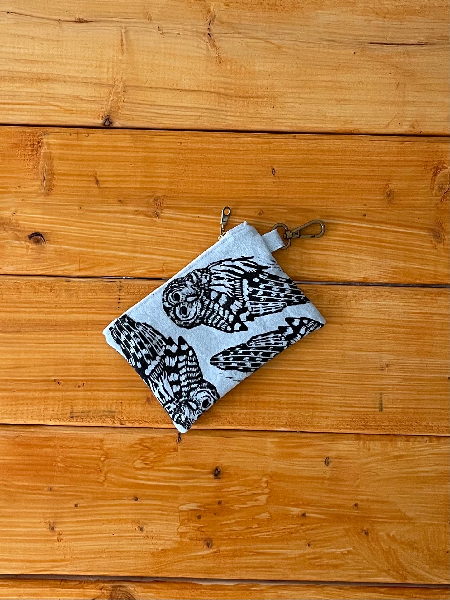 Small Zipper Pouch with Owl