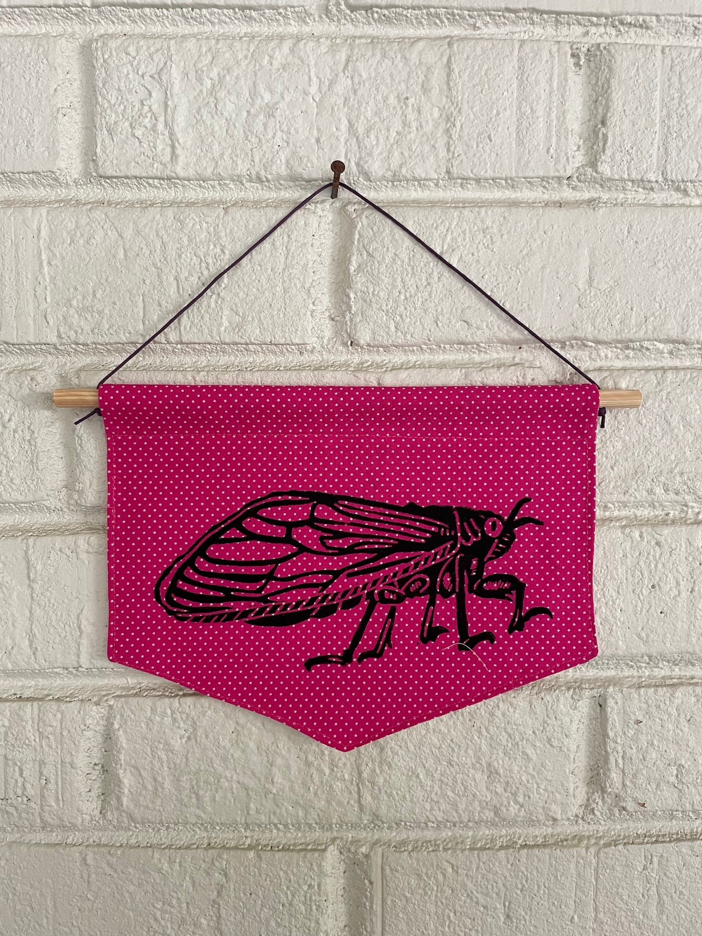 Tiny Banner with Cicada