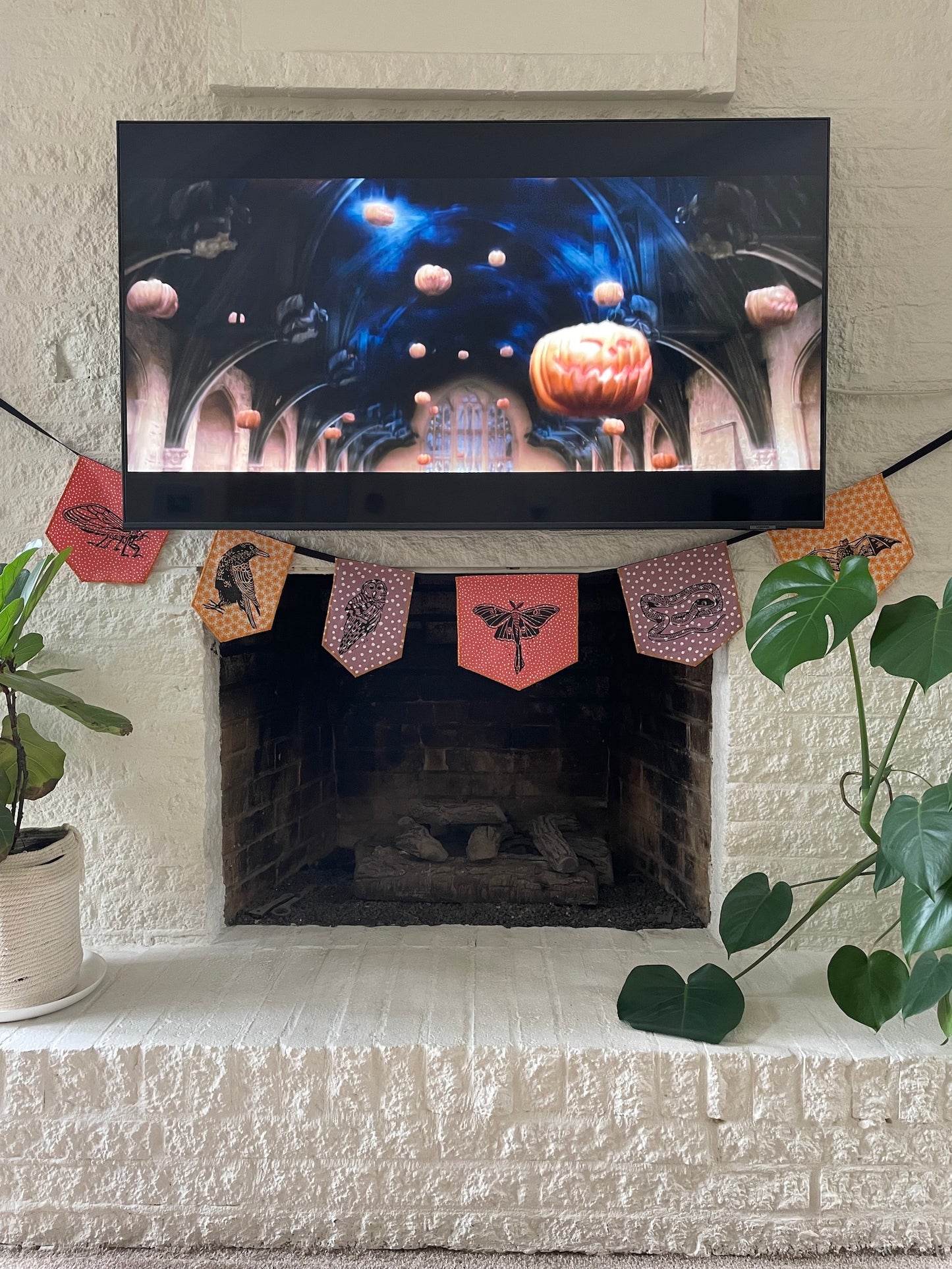 Spooky Fabric Garland