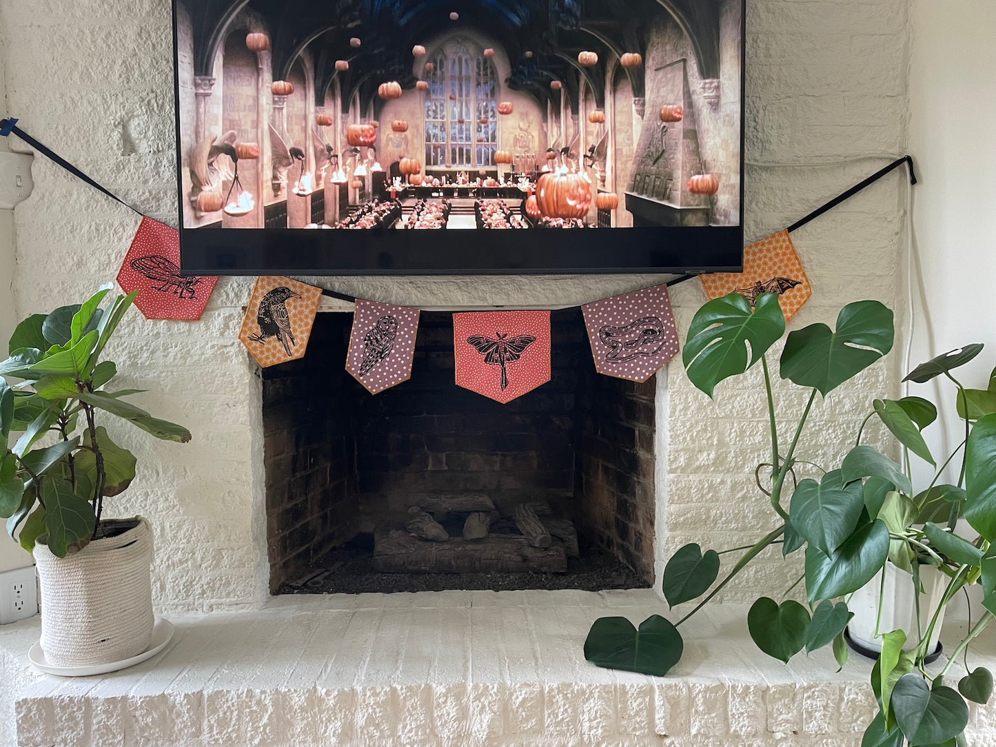 Spooky Fabric Garland