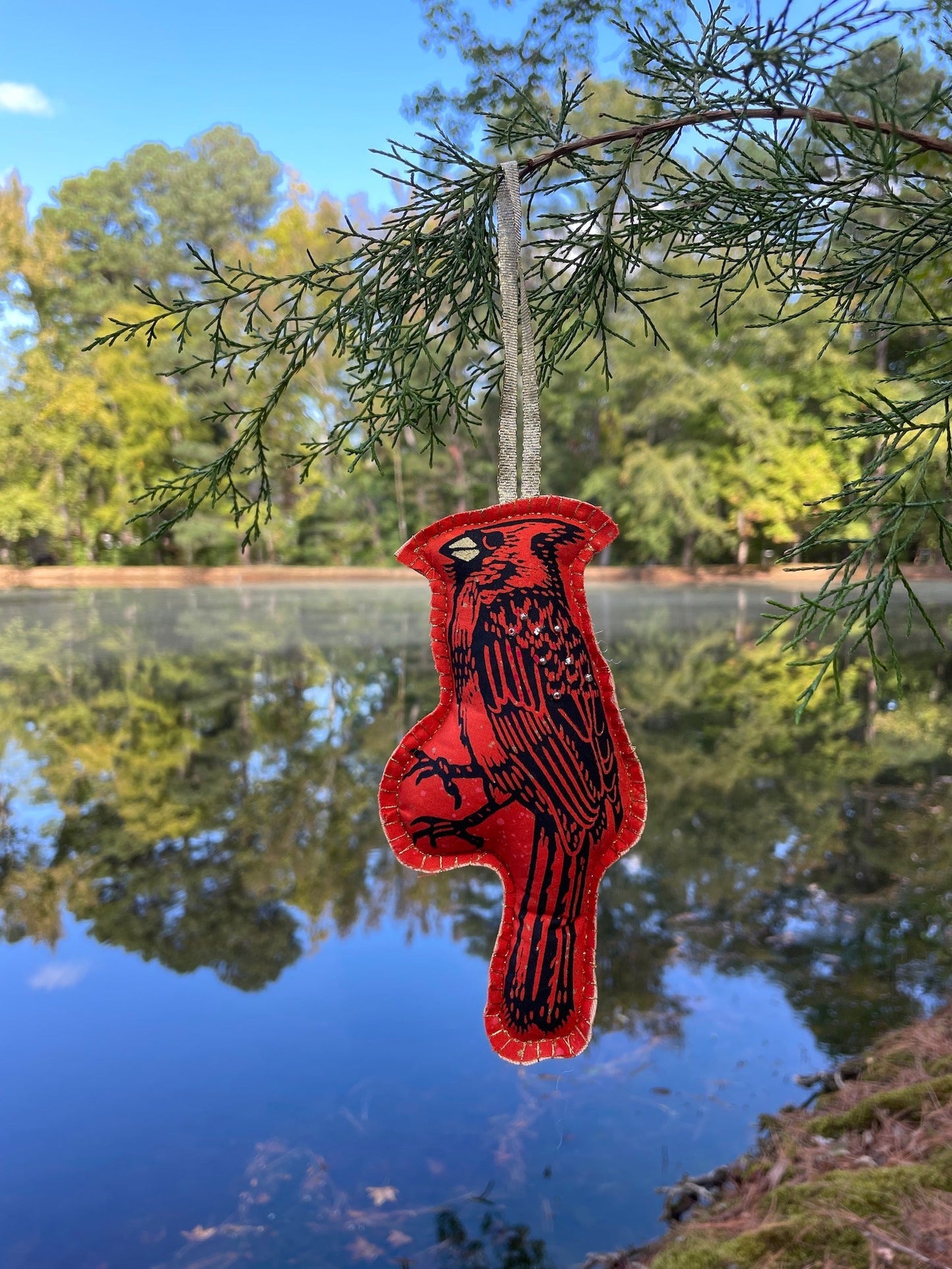 Set of 5 Bird Ornaments