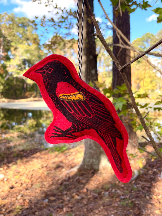 Red-Winged Blackbird Ornament