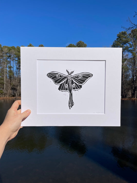 Luna Moth Print 8" x 10"