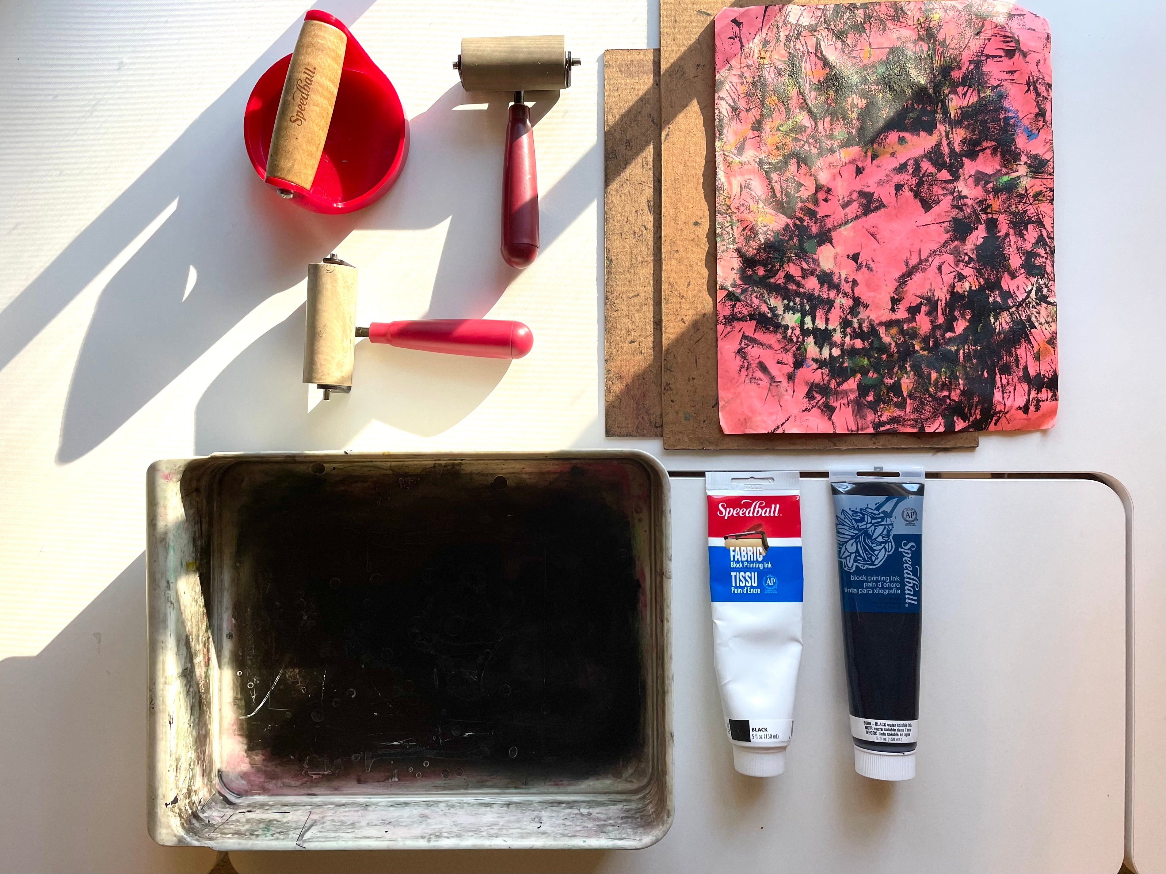Printmaking Supplies How To Block Print Your Own Tea Towel Printmaking supplies how to block print your own tea towel