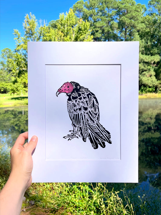 Turkey Vulture 2 Color Print-8" x 10"