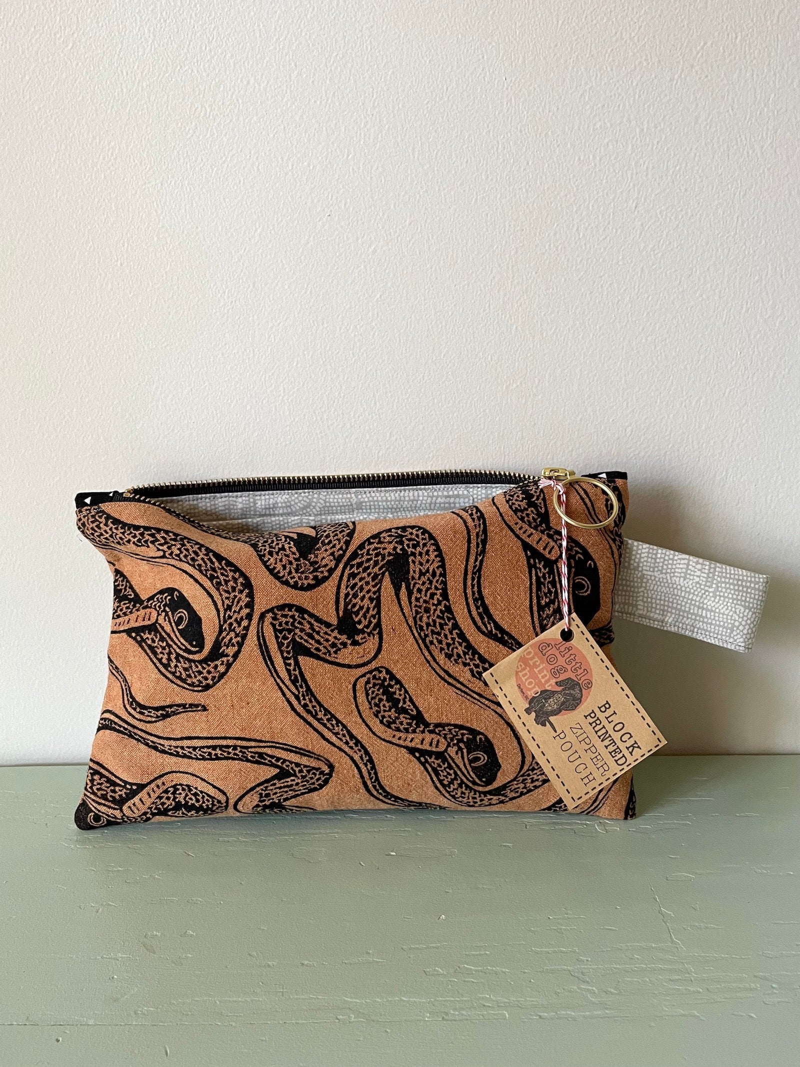 Printed best sale zipper pouch