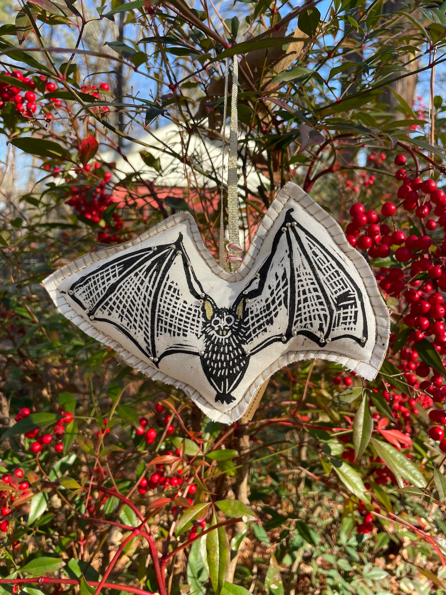 Eastern Red Bat Ornament