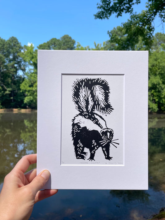 Striped Skunk 5" x 7"