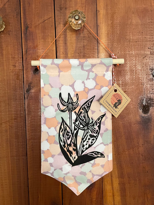 Tiny Banner with Trout Lily